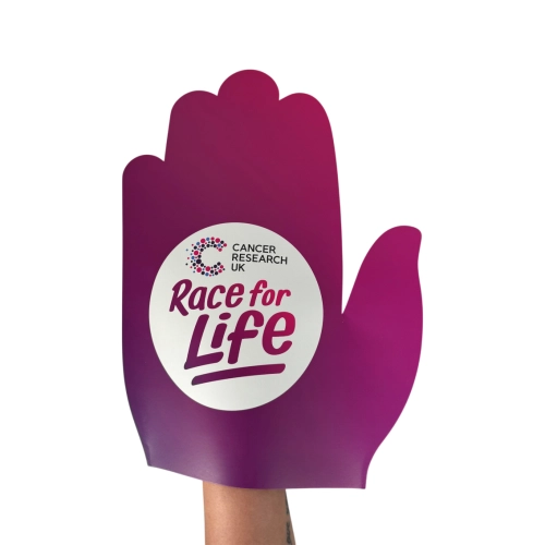 Cardboard Waving Hand